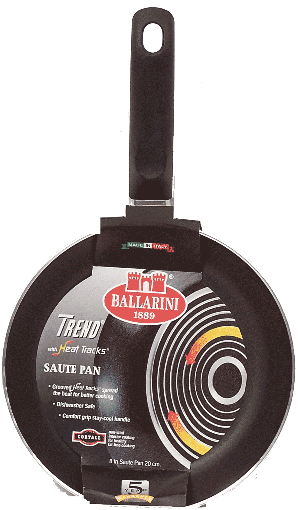 Ballarini&nbsp;Trend&nbsp;8in. saute pan with heat tracks Full-Size Picture